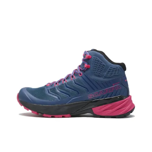 SCARPA Storm Rush Hiking / Trekking Shoes Women's High-Top Blue/Rose Red