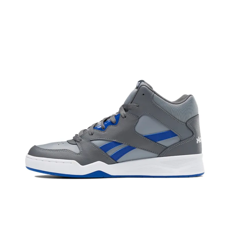 Reebok Royal BB4500 2 Hi Anti Slip Wear Resistant Mid Top Basketball Shoes Men's Gray Blue-0
