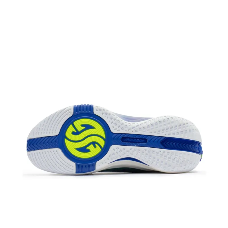 361° Chan 3 Pro Basketball Shoes Men Low Top 361 Degrees White/University Blue-4