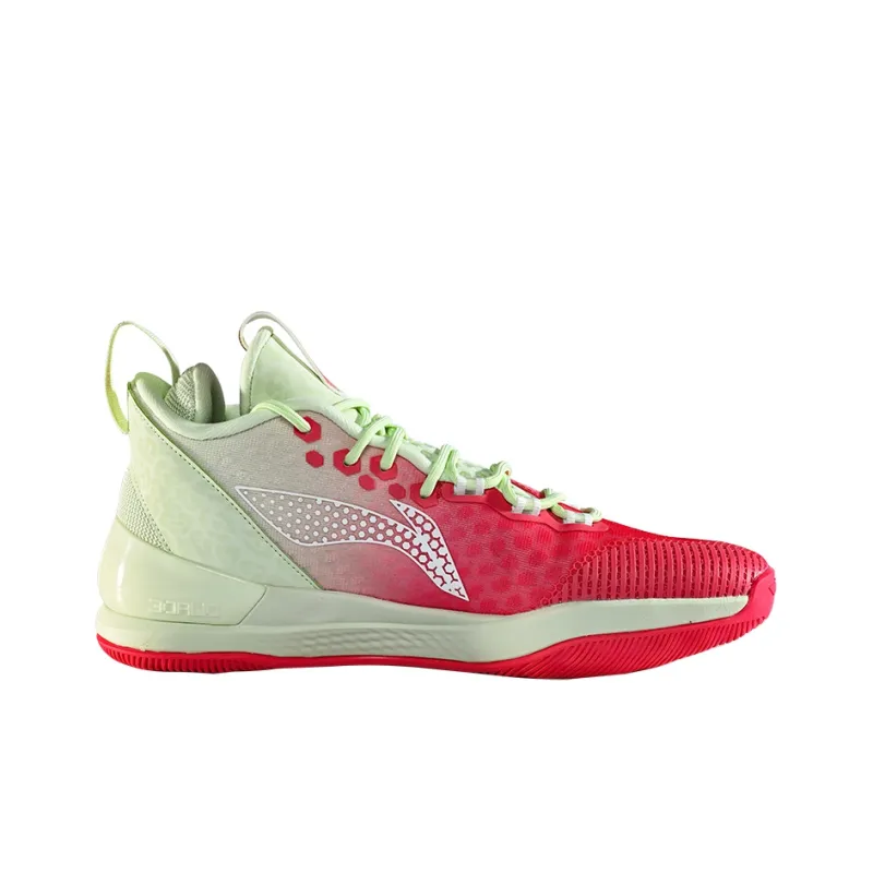 LiNing Shadow 1 Basketball Shoes Men's Red Green-1