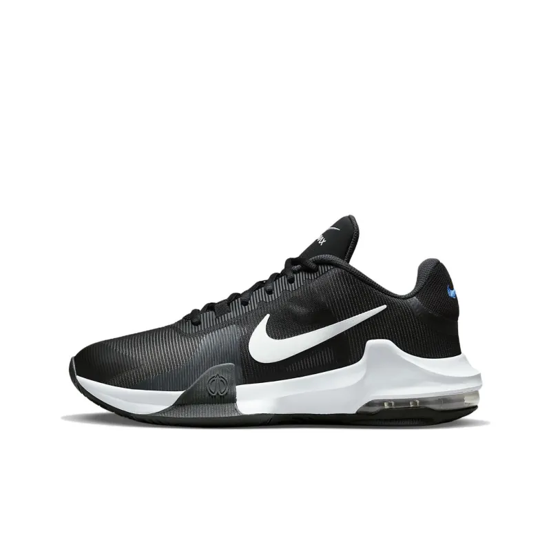 Nike Air Max Impact 4 Black White Racer Blue-0