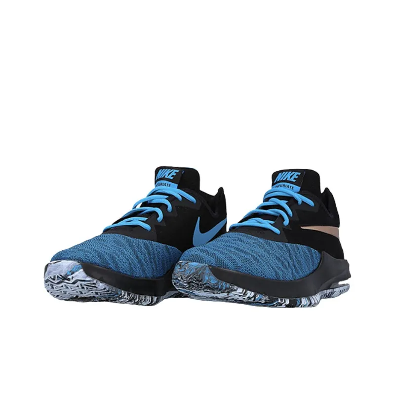 Nike Air Max Infuriate 3 Low 'Black Blue'-2