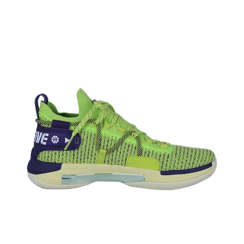 LiNing Speed 6 Badfive Anti Slip Wear Resistant Low Top Basketball Shoes Green-1