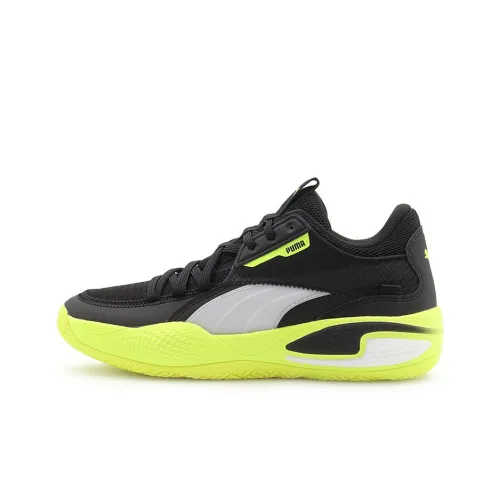 PUMA Court Rider Black Yellow Alert