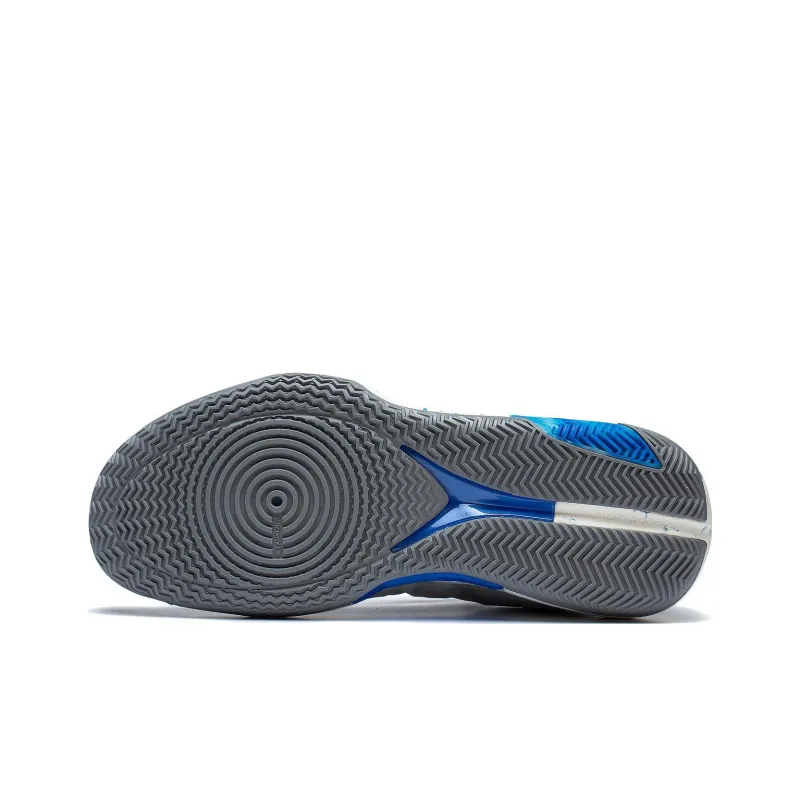 LiNing Speed 9 Premium PRM Anti Slip Wear Resistant Low Top Basketball Shoes Men's Gray Blue-6