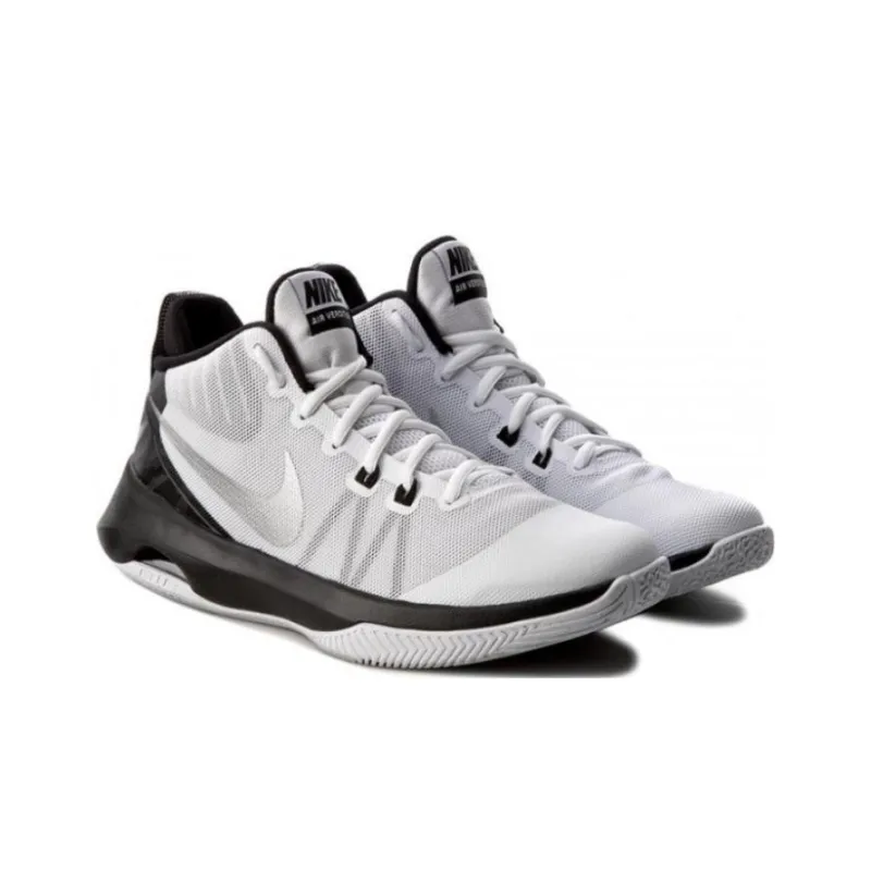 Nike Air Versitle Cushioning Slip Resistant Mid Top Basketball Shoes Unisex White-3