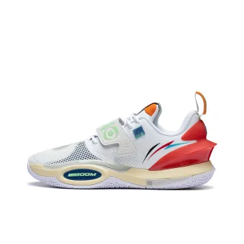 LINING All City 10 V2 Basketball Shoes Men Low Top Standard White/Antarctic Gray