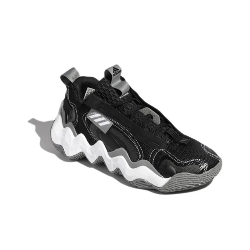Adidas Exhibit B Wear resistant Non Slip Black Gray-2