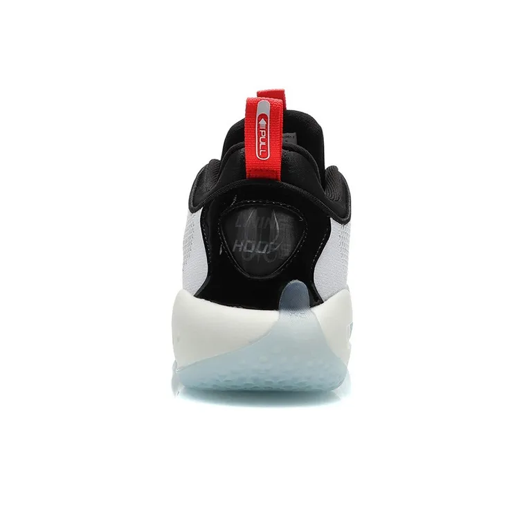 LiNing Shuai 14 Low Cushioning Anti-Slip And Wear-Resistant Mid-Top Basketball Shoes White Black-3