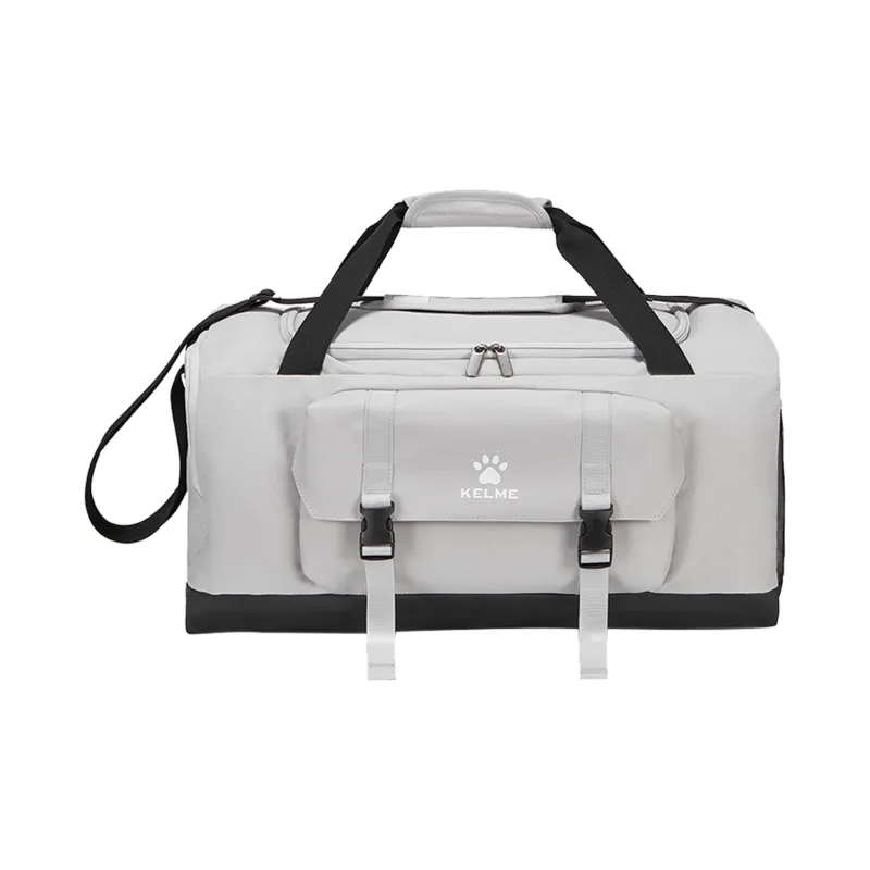 KELME Polyester Travel Bag Tubas Unisex Black/Gray/Light Blue-5