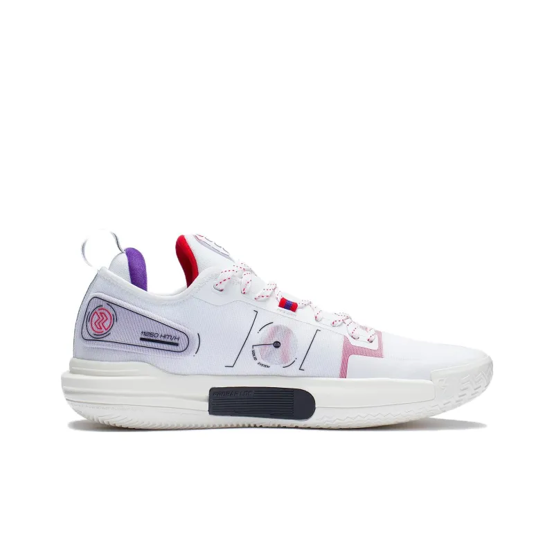 LINING Speed 9 Premium Basketball Shoes Men Low Top Standard White-1