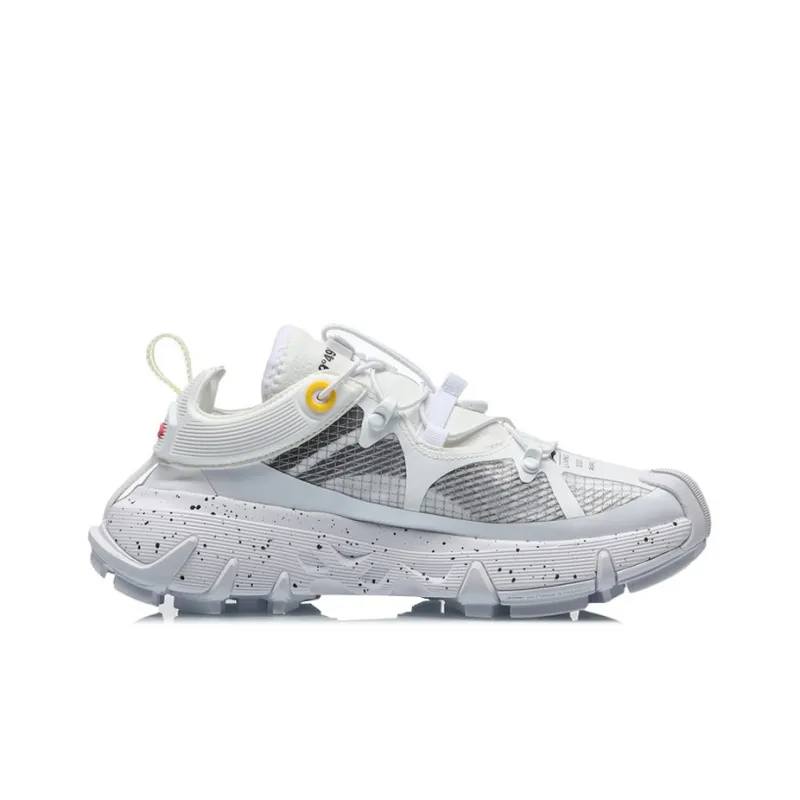 LiNing Wu Xing 1 Cushioning Coverage Rebound Low Top Basketball Shoes Women's White-1