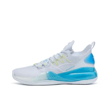 XTEP Jeremy Lin 2 Mid Top Basketball Shoes Men's White Blue