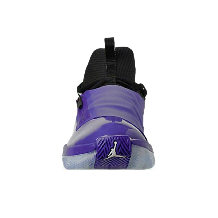 Jordan Jumpman Hustle Basketball Shoes Unisex Mid top Purple Black US M 8