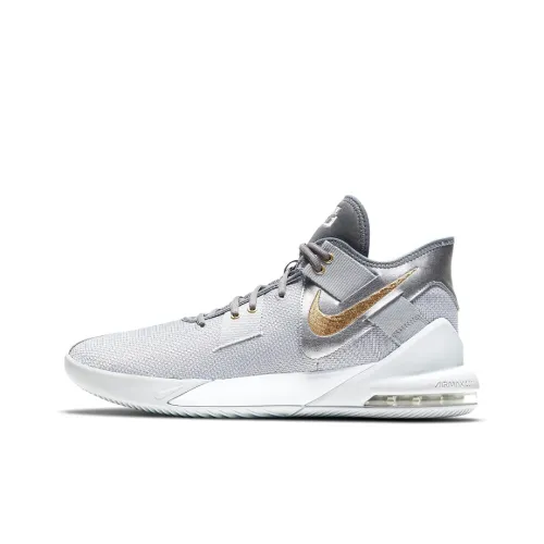 Nike Air Max Impact 2 Basketball Shoes Men Mid-Top Silver/Gold