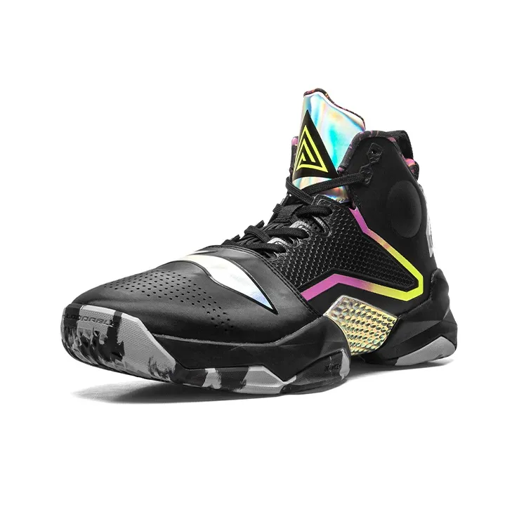 LiNing Power 2 High Top Basketball Shoes Men's Black-1
