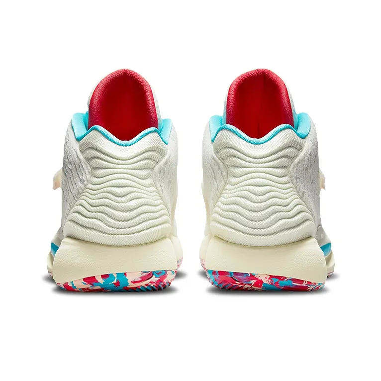 Nike Kd 14 Ep 'White Aqua Blue Multi Color'-4