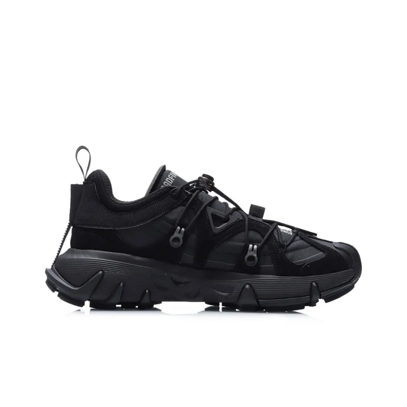 LiNing Wu Xing 1 Cushioning Anti Slip And Wear Resistant Support Low Top Performance Basketball Shoes Men's Black-1