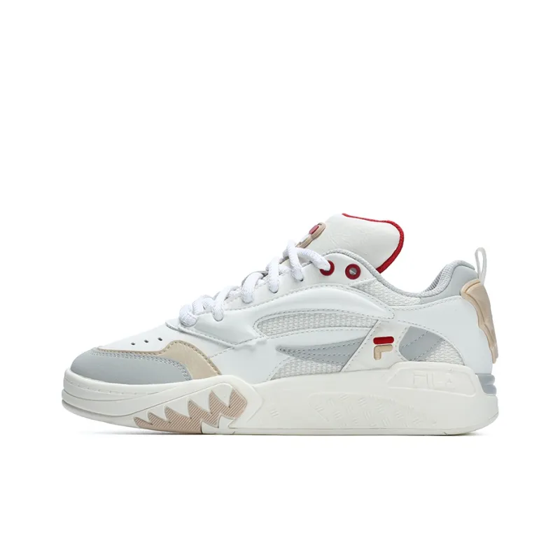 FILA FUSION Desperado Vintage Basketball Shoes 'White Grey Red' Women's-0