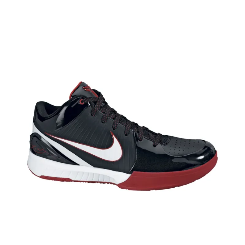 Nike Kobe 4 Black White Varsity Red-1