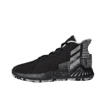 Adidas D Rose 9 Ross Mid Top Basketball Shoes Men's Black White