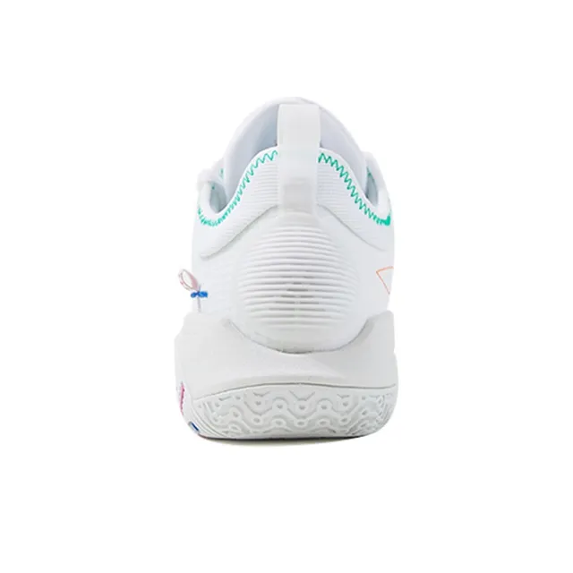LINING All City 9 V1.5 Basketball Shoes Men Low Top White/Red/Green-4