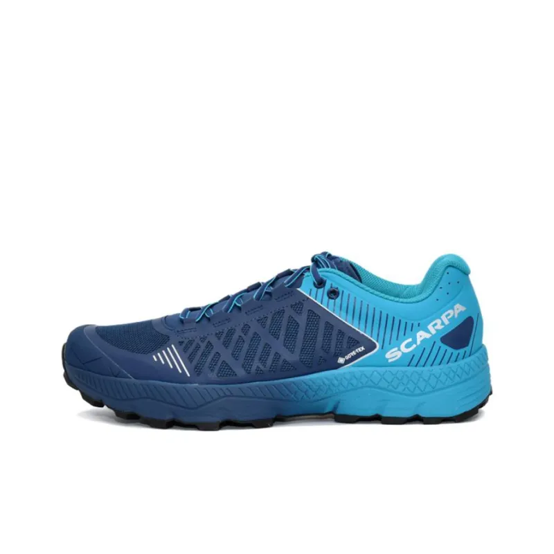 SCARPA Spin Ultra Running Shoes Men Low Top Lake Blue/Sea Blue-0