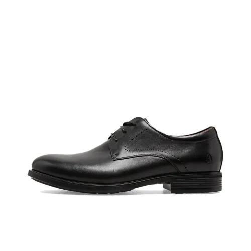 Hush Puppies Dress Shoes Men Low-Top Black