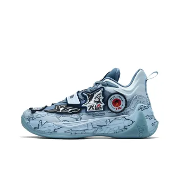 XTEP Monster 3.0 Cushioning Anti Slip And Wear Resistant Coverage Low Top Performance Basketball Shoes Men's Blue