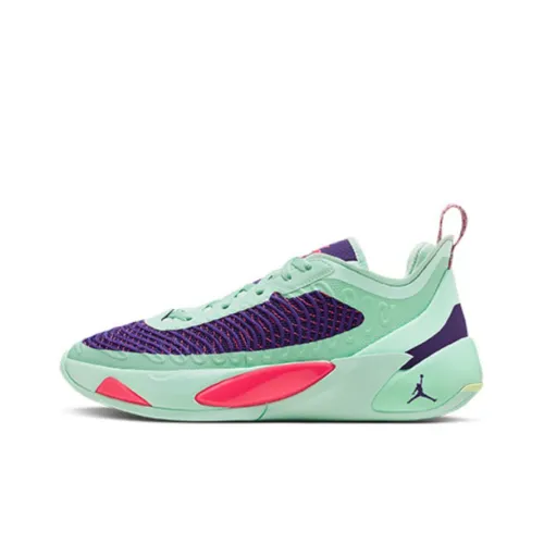 Jordan Luka 1 Basketball Shoes Men Low-Top Green/Purple