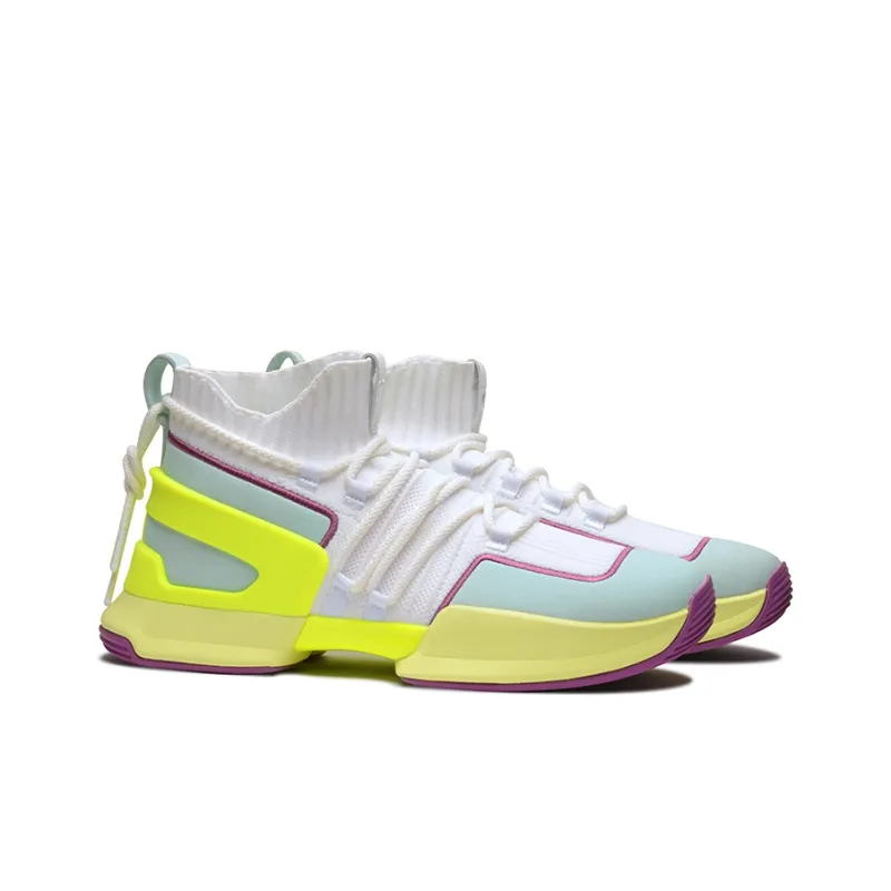EQLZ EQUALIZER Basketball Shoes Unisex High Top Iridium Star-2