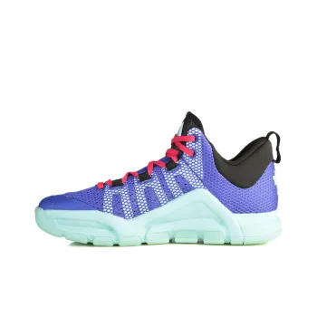 Adidas Crazyquick 3 Cushioning Anti-Slip And Wear-Resistant Low-Top Performance Basketball Shoes Men's Blue Green Red