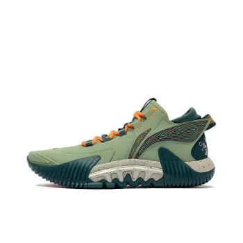 LINING Badfive 2 Low Basketball Shoes Men Low Top Mugwort Jasper/Pine Jasper
