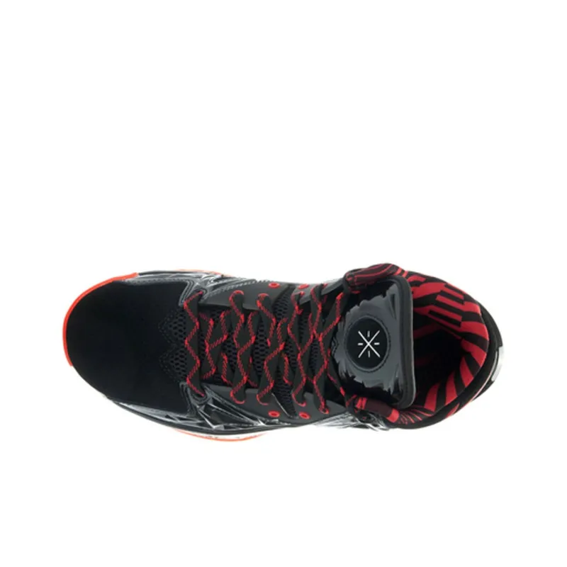 LiNing WOW 2 Return, Announcement Mid Top Basketball Shoes Men's Red Black-3