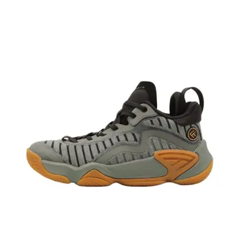 Sneaks & Feet x FREE TIE Cow Hoof 1.1 Abrasion Resistant Breathable Mid Top Basketball Shoes Men's Gray