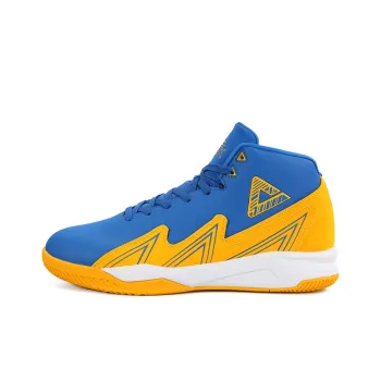 PEAK Durable Cushioning Mid-Top Performance Basketball Shoes Men's Colorful Blue
