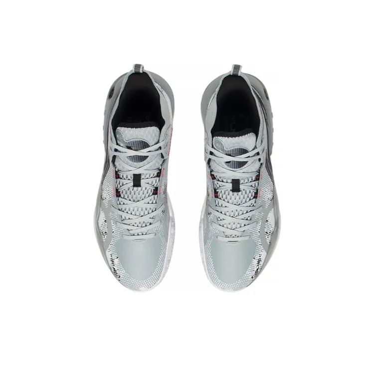LiNing YuShuai 16 Shock Absorbers Slip Resistant, Abrasion Resistant, Breathable Low Top BOOM Technology Brick Gray-3