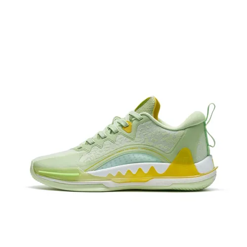 XTEP Melee 1 Basketball Shoes Men Low-Top Jelly Green