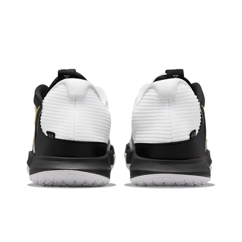 Nike Kyrie Low 5 'White Black Metallic Gold'-4