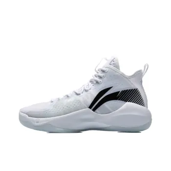 LINING Combat Hi Basketball Shoes Men Mid Top White/Black