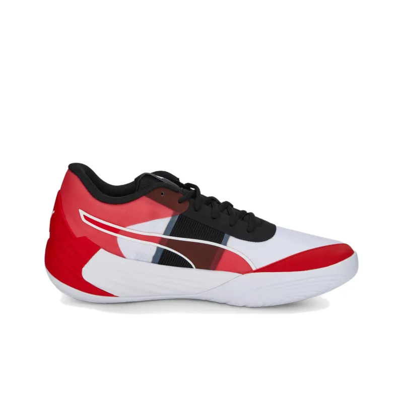 PUMA Fusion Nitro Team White High Risk Red-1