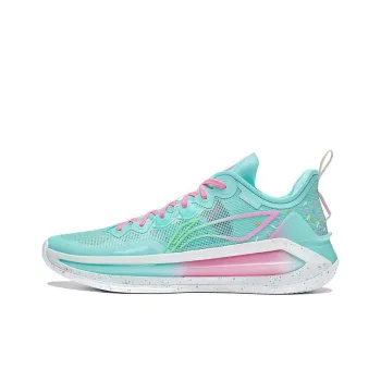 LiNing Liren 3 V2 Lollipop Anti Slip Wear Resistant Low Top Basketball Shoes Unisex Blue
