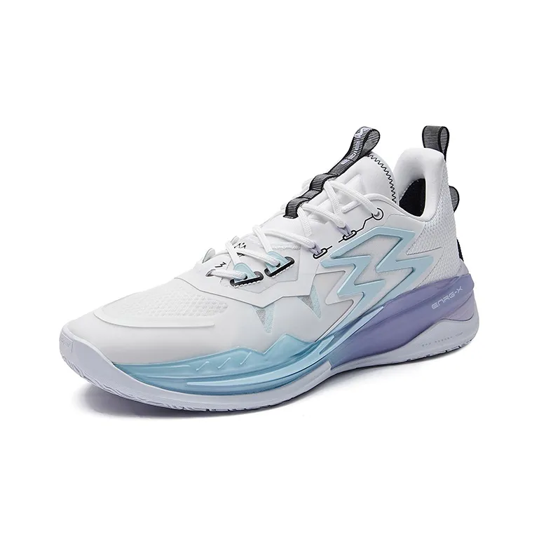 361° Big3 3.0 Ice Blade Low Top Performance Basketball Shoes Men's White Blue-2