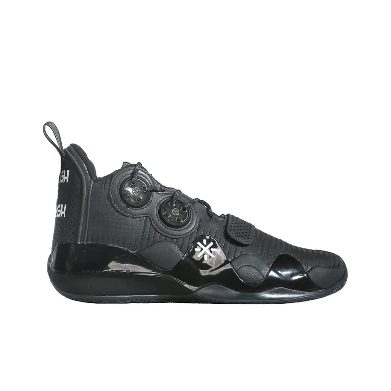 LiNing WOW 8 Wade Way 8 'Enough Is Enough' Cushioning Anti Slip And Wear Resistant Mid Top Basketball Shoes Men's Black-1