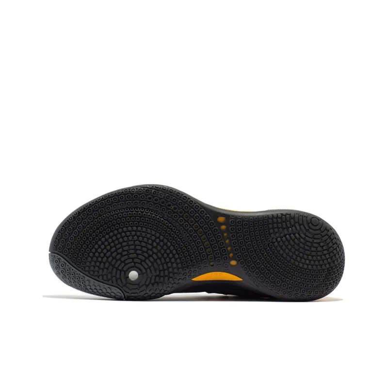 361° Burning War Basketball Shoes Men Low Top Yellow-4