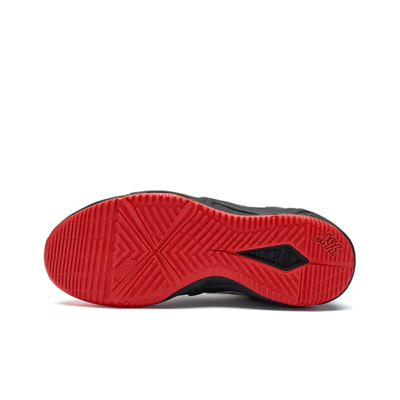 361° Tough Guys Basketball Shoes Men Low Top Black/Red-4