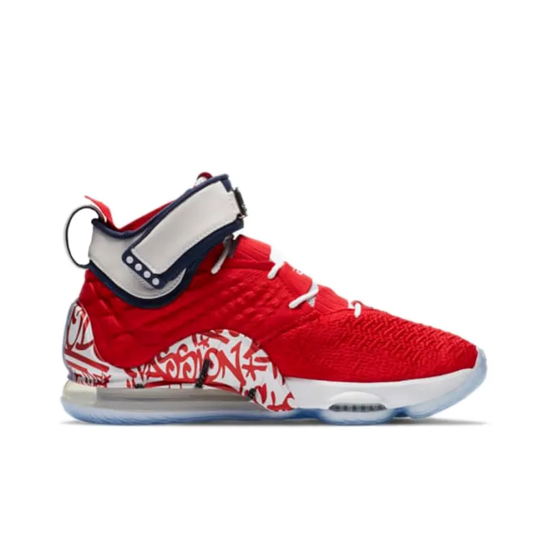 Nike LeBron 17 EP LeBron 4 Red Graffiti-1