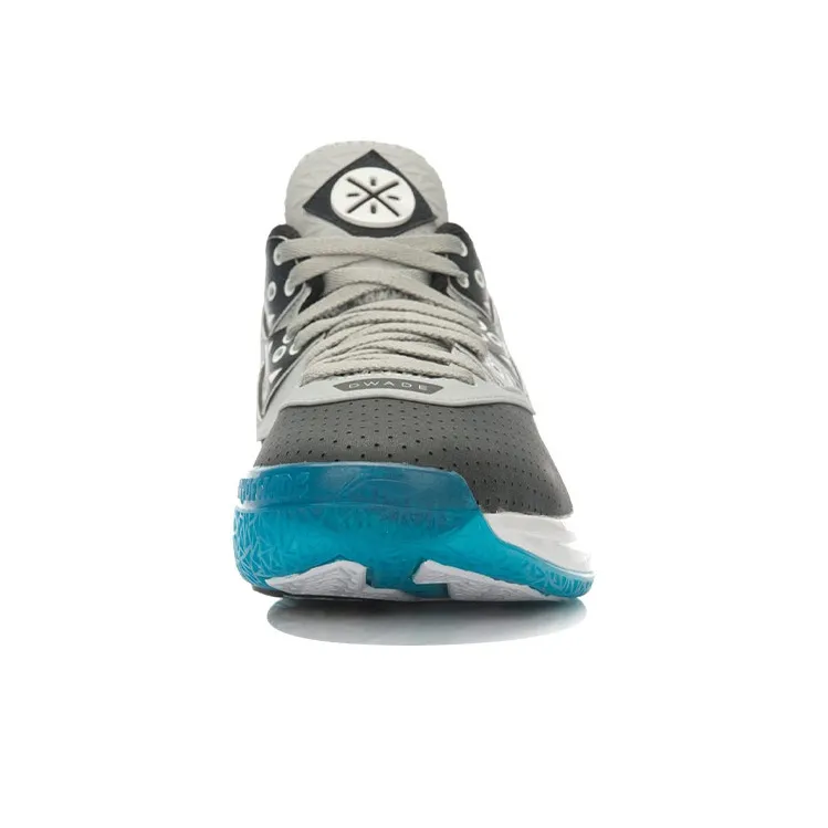 LINING WOW 4 Basketball Shoes Unisex Mid Top Black/Gray-3