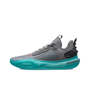 LiNing All City 11 Sleepless Durable Breathable Low Top Basketball Shoes Snow Gray