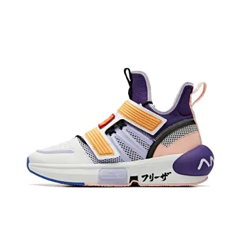 DRAGON Ball Super x Anta 'Frieza' Frieza First Shape High Top Basketball Shoes Men's White Purple